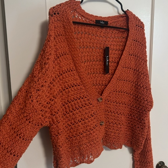 Orange knit sweater - Picture 2 of 3